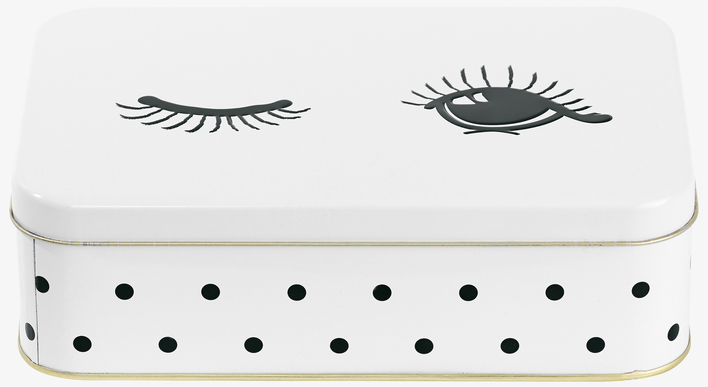 Plåtburk Flirtig från Miss Etoile med lekfull design