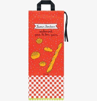 Bild av färgglad och livfull förvaringspåse för bröd