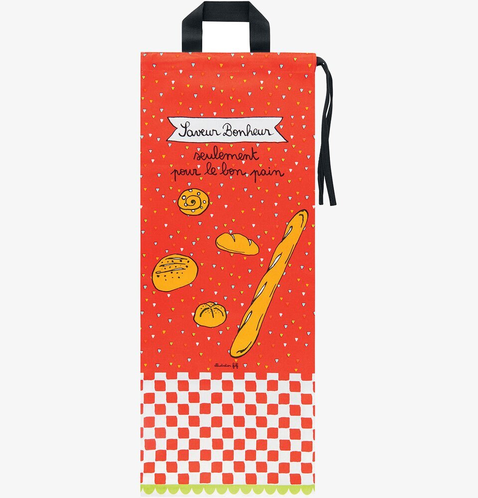 Bild av färgglad och livfull förvaringspåse för bröd