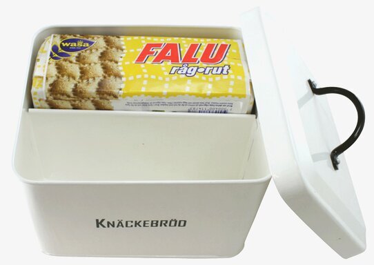 Plåtburk Svarte Petter Knäckebröd Stor från Strömshaga