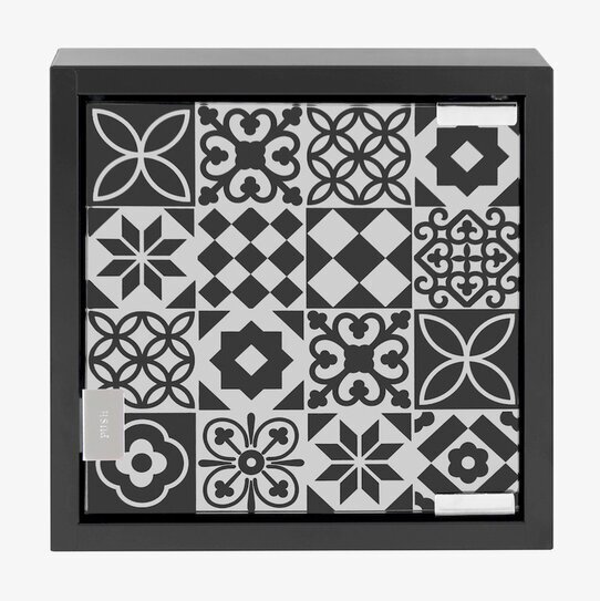 Nyckelskåp Marrakech från Derriére la porte med mönster