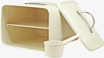 Plåtburk Hilma Tvättmedel Off White/Nickel från Strömshaga