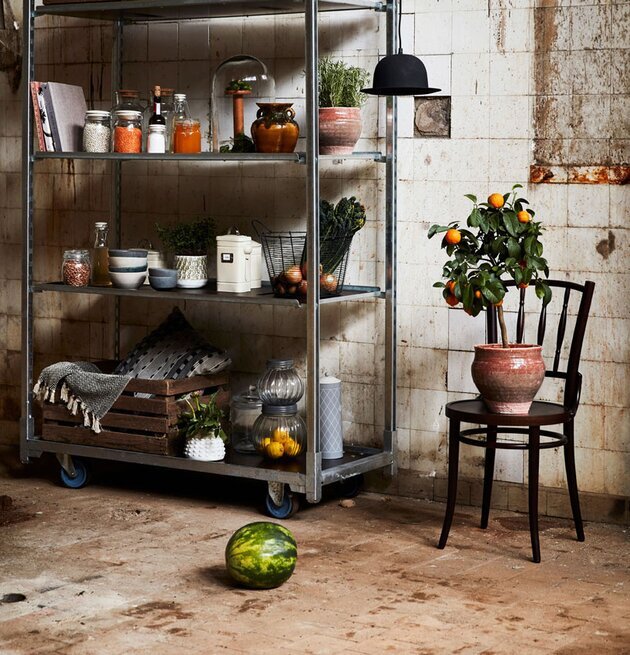 Plåtburk Hilma Kaffe Off White/Nickel från Strömshaga