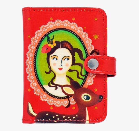 Bild av konstnärlig korthållare med djur och stjärnor