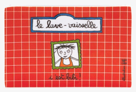 Bild av färgglad och praktisk hållare för disksvamp