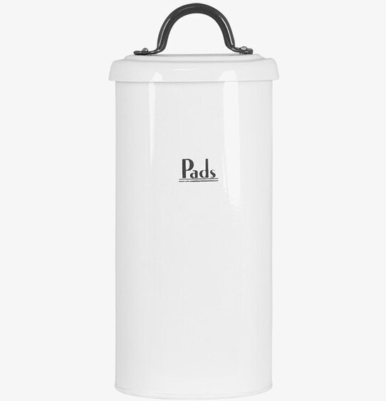 Plåtburk Pads från Strömshaga för bomullsrondeller