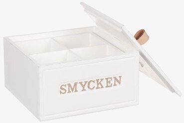 Bild av elegant och funktionell smyckeslåda i trä