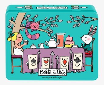 Plåtburk Tepåsar Turkos från Derriére la porte i köket