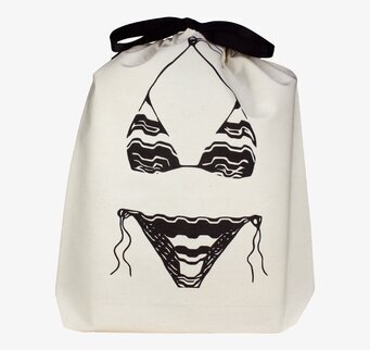 Bild av stilren och praktisk förvaringspåse för bikini