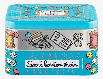 Plåtburk Sysaker från Derriére la porte med färgglad design