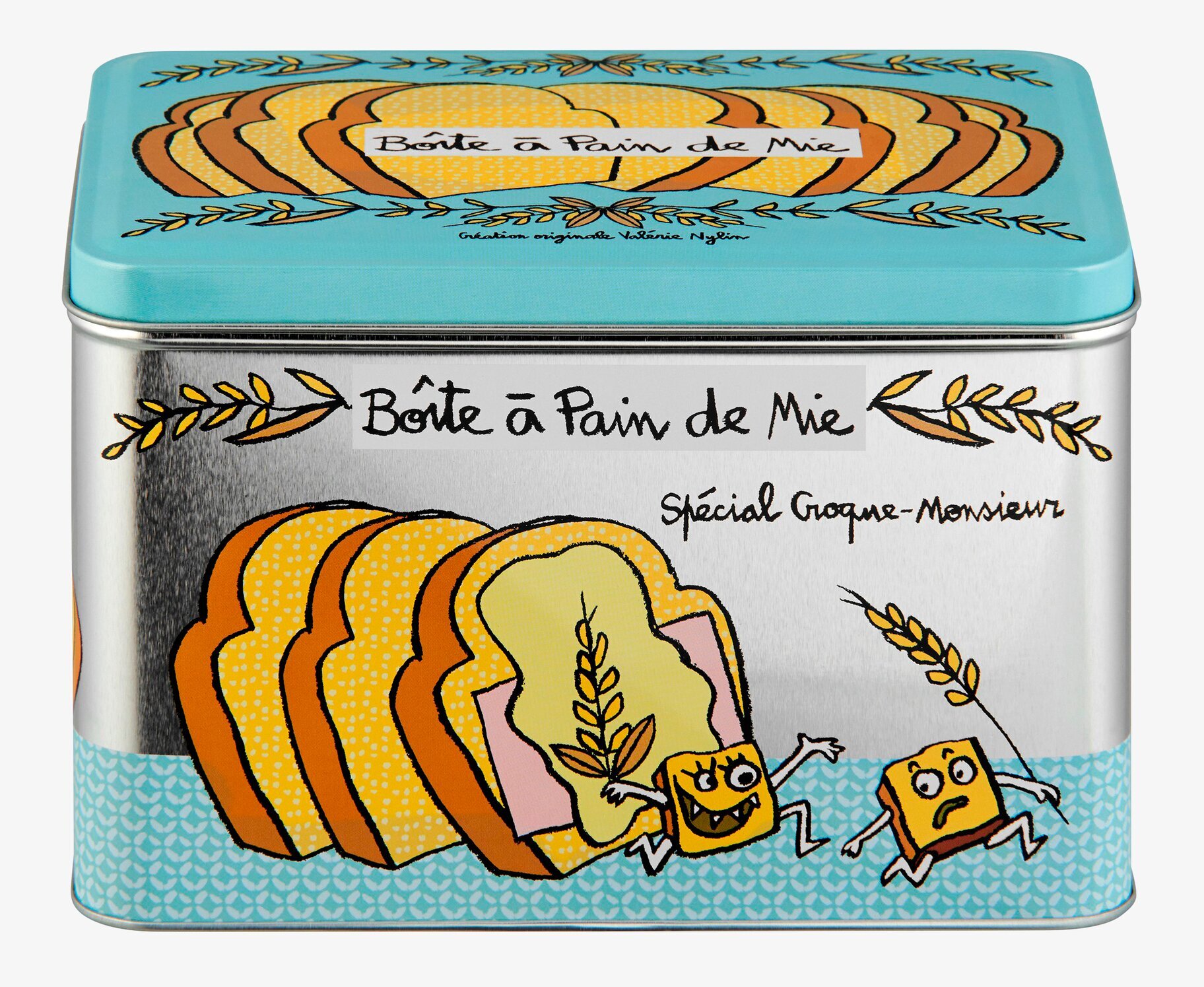 Plåtburk Smörgåsbröd från Derriére la porte i retrostil