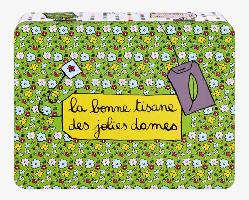 Plåtburk Tepåsar Sommarprick från Derriére la porte