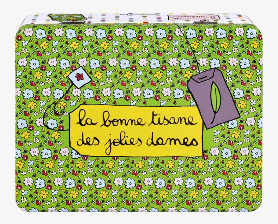 Plåtburk Tepåsar Sommarprick från Derriére la porte