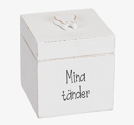 Bild av unik och söt förvaringslåda för mjölktänder