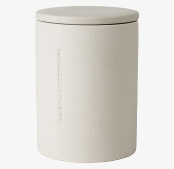 Bild av stilren och funktionell vit förvaringsburk