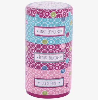 Plåtburk Sysaker 3-Delad från Derriére la porte, färgglad