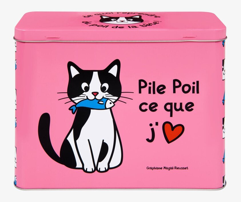 Plåtburk Till min katt från Derriére la porte med kattmotiv