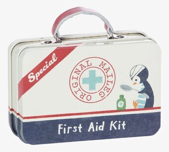 Liten Plåtburk First Aid från Maileg med charmig design