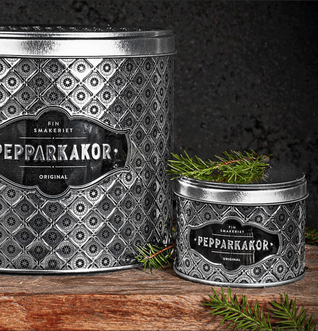 Pepparkakor Miniburk Silver från Finsmakeriet i elegant design