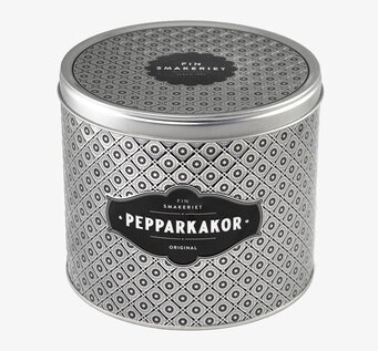 Pepparkakor 430 g från Finsmakeriet i elegant metallburk