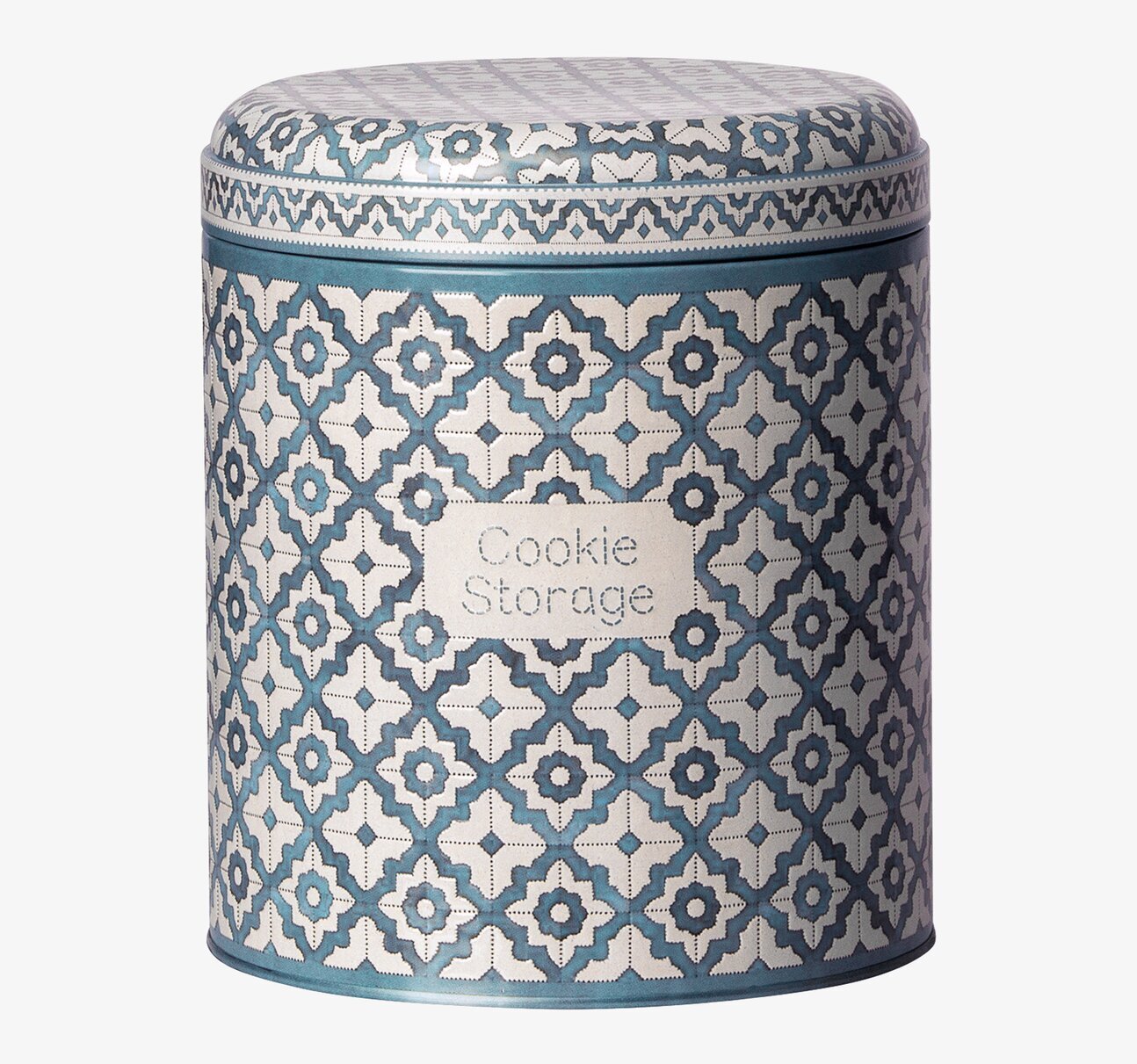 Maileg Plåtburk Cookie Storage med blått blommönster