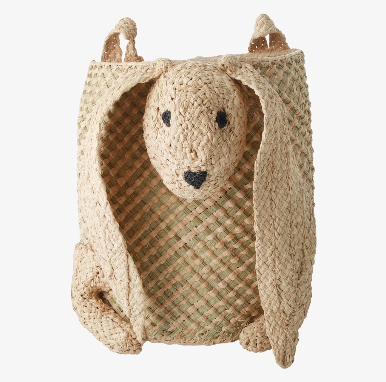 Förvaringskorg Vägg Kanin från Rice, väggmonterad korg