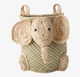 Bild av charmig och kreativ väggförvaringskorg