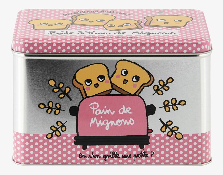 Plåtburk Bröd från Derriére la porte med lekfull design