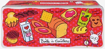 Plåtburk Mellanmål Röd från Derriére la porte i köket