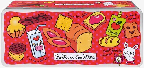 Plåtburk Mellanmål Röd från Derriére la porte i köket