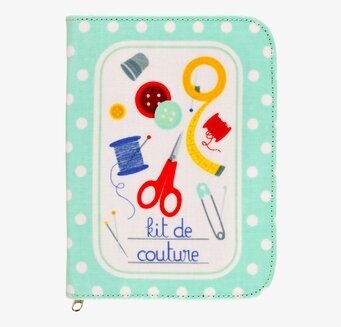 Bild av pastellgrönt syetui med kreativa motiv