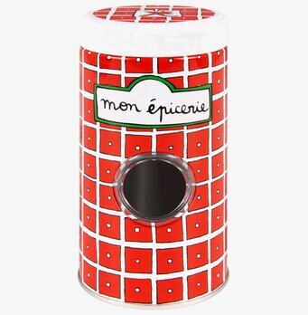 Plåtburk Müsli/kryddor/nötter B från Derriére la porte