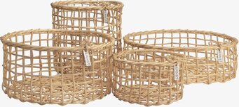 Bild av fyra stilfulla och funktionella korgar