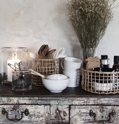 Bild av rustik inredning med vintage och naturmaterial