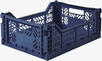 Bild av marinblå förvaringsback med stilren design