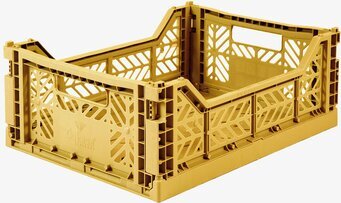 Bild av elegant och hållbar förvaringsback i guld