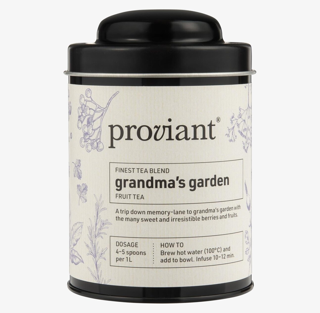 Te Fruktte Grandma's Garden från IB Laursen i burk