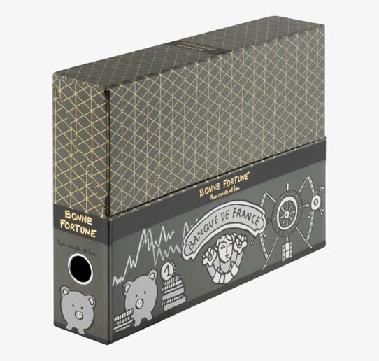 Bild av stilfull och funktionell arkivbox med mönster