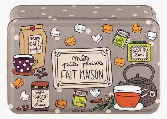 Plåtburk Hemlagat från Derrière la porte med charmig design