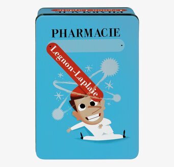 Plåtburk Första hjälpen blå från Derriére la porte