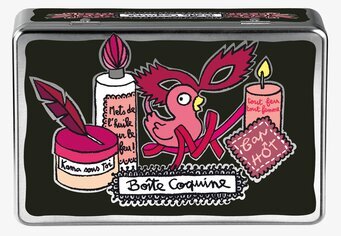 Plåtburk Hemligheter svart från Derriére la porte