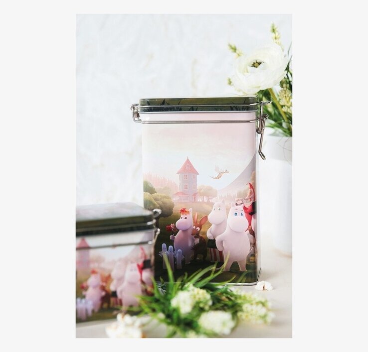 Kaffeburk Moominvalley från Moomin by Martinex med figurer