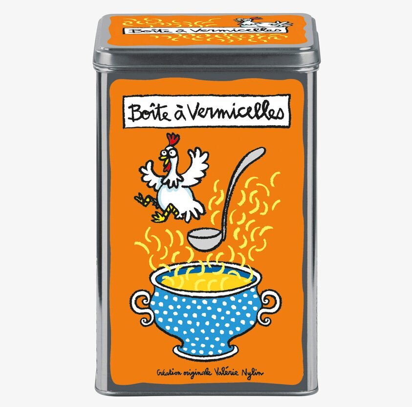 Plåtburk Nudlar orange från Derriére la porte i köket