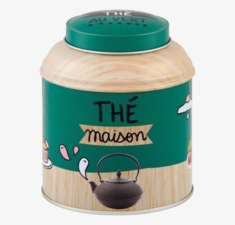 Plåtburk Löste från Derriére la porte med färgglada mönster