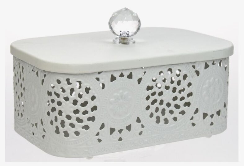 Förvaringsburk Diamant från Weiste med kristallknopp