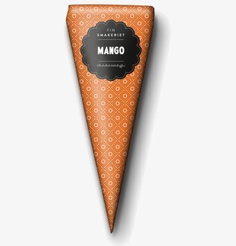 Bild av exklusiv konformad förpackning med tryfflar