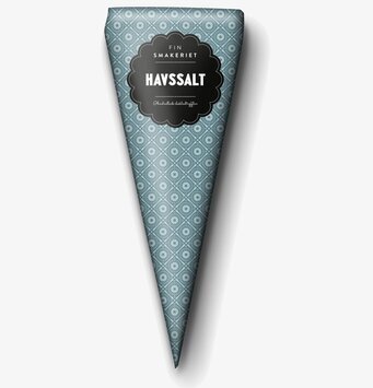 Bild av elegant konformad förpackning med tryfflar