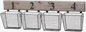 Bild av stilrent och funktionellt förvaringsställ