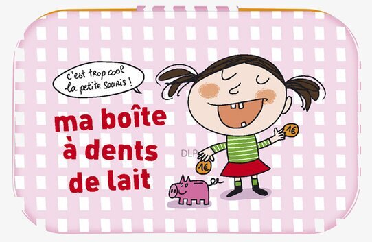 Plåtburk Mjölktänder Rosa från Derriére la porte