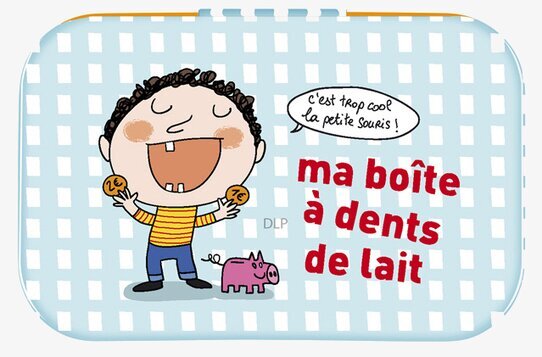 Plåtburk Mjölktänder Blå från Derriére la porte